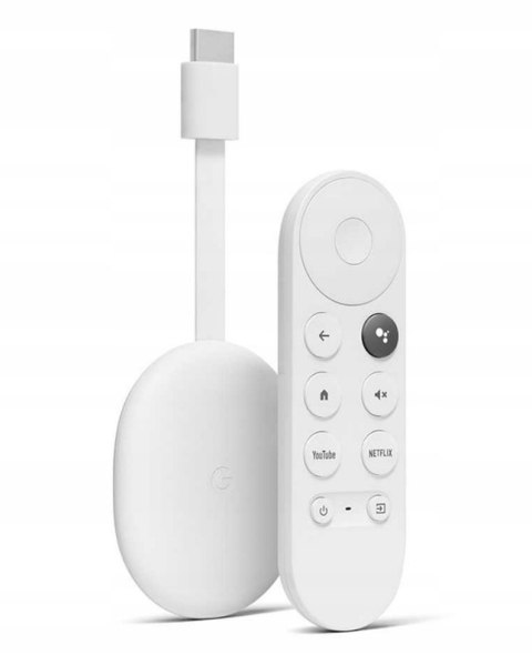 Odtwarzacz Google Chromecast 4.0 Z Google Tv, Hdr, Wi-Fi, Pilot Głosowy