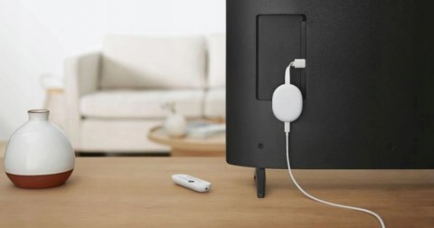 Odtwarzacz Google Chromecast 4.0 Z Google Tv, Hdr, Wi-Fi, Pilot Głosowy