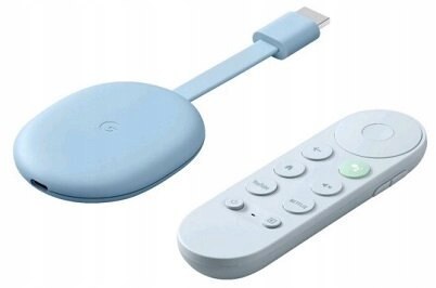 Odtwarzacz Google Chromecast 4K Z Pilotem I Google Tv, 4Gb Hdmi