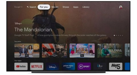 Odtwarzacz Google Chromecast 4K Z Pilotem I Google Tv, 4Gb Hdmi