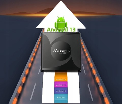 Smart Tv Box X88pro 8K Ultra Hd Android 13.0 Wifi 6 Usb 3.0 Hdd