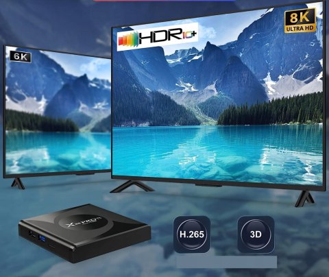 Smart Tv Box X88pro 8K Ultra Hd Android 13.0 Wifi 6 Usb 3.0 Hdd
