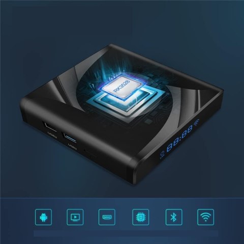 Smart Tv Box X88pro 8K Ultra Hd Android 13.0 Wifi 6 Usb 3.0 Hdd