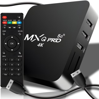 Smart Tv Box Retoo Mxq Pro 4K 8Gb Dekoder Android 7.1 Z Pilotem