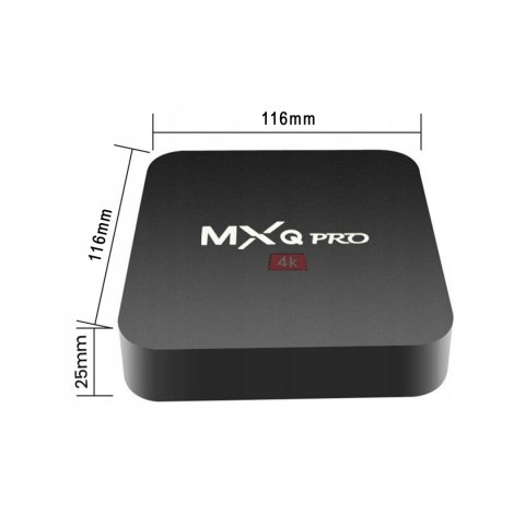 Smart Tv Box Retoo Mxq Pro 4K 8Gb Dekoder Android 7.1 Z Pilotem