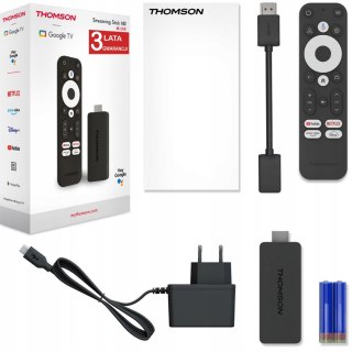 Thomson Streaming Stick 4K Uhd Z Google Tv, Dolby Atmos, Bluetooth