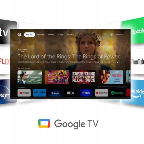 Thomson Streaming Stick 4K Uhd Z Google Tv, Dolby Atmos, Bluetooth