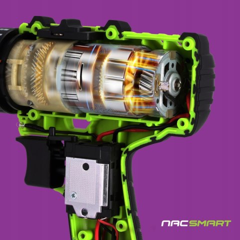 Udarowa Wiertarko-Wkrętarka Nac Smart 20V 2Xaku 40Nm Z Walizką Bity Wiertła