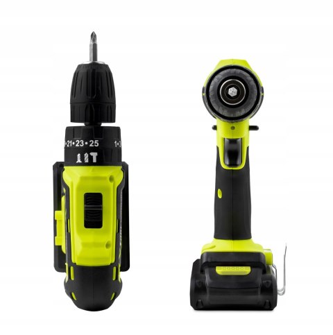 Udarowa Wiertarko-Wkrętarka Xtool 800W 2X Aku 21V Led, Bity, 25 Regulacji