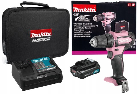 Wiertarko-Wkrętarka 2-Biegowa Makita Cxt 12V Ultra Lekka Led 2,0Ah +Walizka