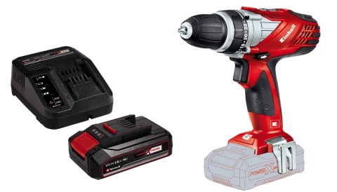 Wiertarko-Wkrętarka Einhell Te-Cd 18 Li Solo 40 Nm 2-Bieg Led 21-Stopniowa