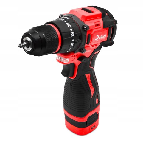 Wkrętarka Akumulatorowa Delphi Tools 16,8V, 50Nm, 2 Akumulatory, Walizka