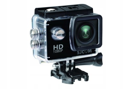 Wodoodporna Kamera Sportowa 1080P Stabilizacja Sjcam Sj4000 Czarna Obudowa