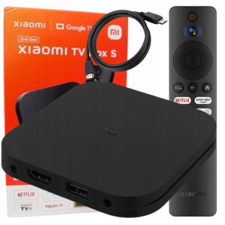Xiaomi Mi Box S 2. Generacji 4K Z Google Tv I Bluetooth 5.2, 8Gb