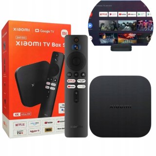 Xiaomi Mi Box S 4K - Odtwarzacz Multimedialny Smart Tv Z Chromecastem