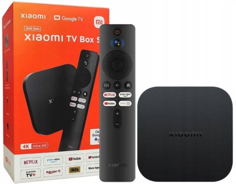 Xiaomi Mi Box S 4K - Odtwarzacz Multimedialny Smart Tv Z Chromecastem