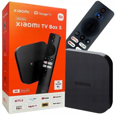 Xiaomi Mi Box S 4K - Odtwarzacz Multimedialny Smart Tv Z Chromecastem