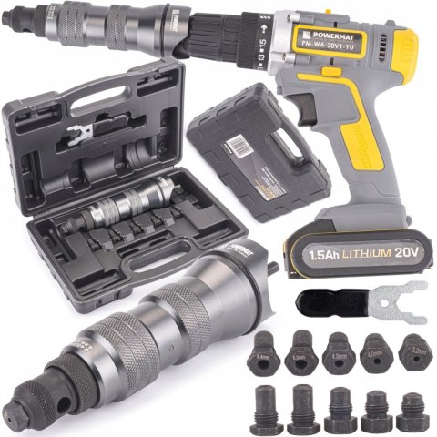 Adapter Do Nitów Zrywalnych 3,2-6,4Mm Nitownica Na Wkrętarkę Pm-Nia-6Zt