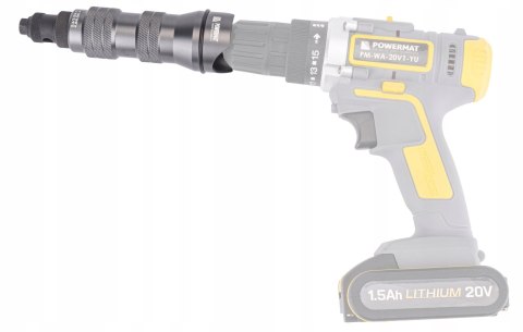 Adapter Do Nitów Zrywalnych 3,2-6,4Mm Nitownica Na Wkrętarkę Pm-Nia-6Zt
