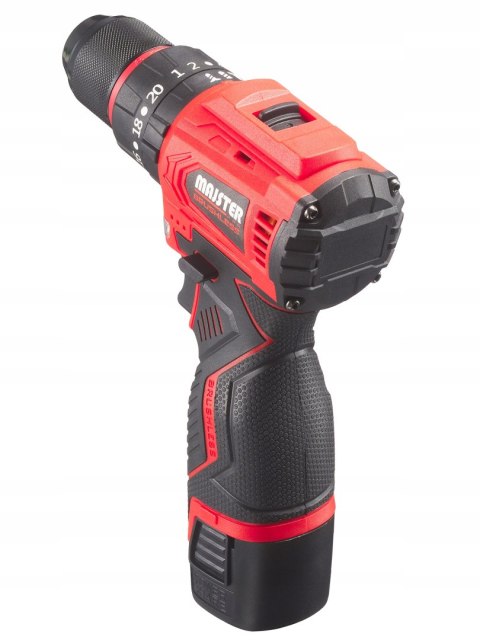 Bezszczotkowa Wiertarko-Wkrętarka 18V 2X Aku 1,5Ah Udar Majster Pro Mp0431