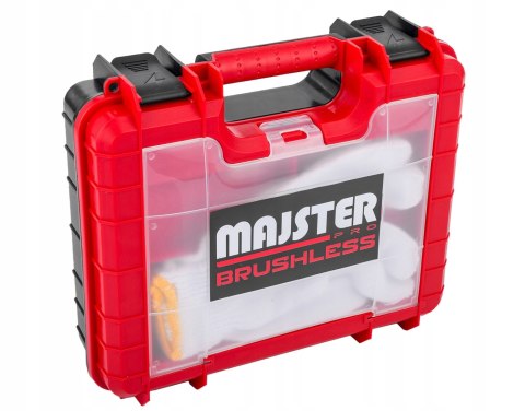 Bezszczotkowa Wiertarko-Wkrętarka 18V 2X Aku 1,5Ah Udar Majster Pro Mp0431