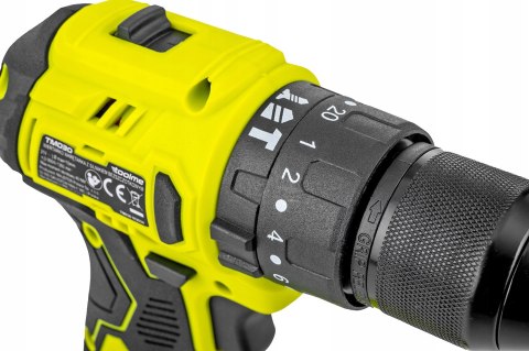 Bezszczotkowa Wiertrarka Udarowa 2X21v Toolme Tm030 - 2 Akumulatory W/Led