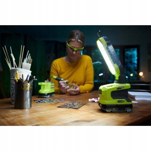 Lampa Warsztatowa Latarka Led 900Lm 5700K 18V 2 Osi, 3 Tryby One+ Ryobi
