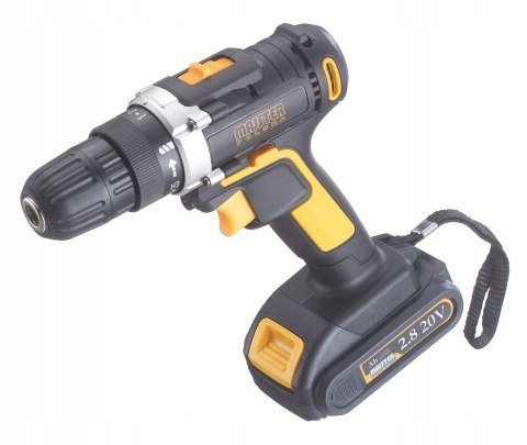 Mocna Wiertarko-Wkrętarka 20V Majster Polska 2Xaku Led Walizka Ergonomiczna