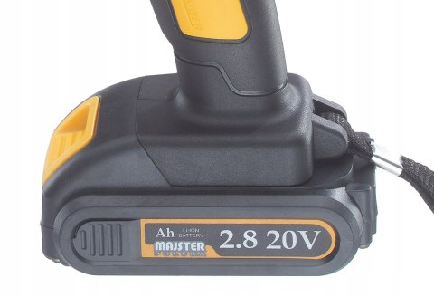 Mocna Wiertarko-Wkrętarka 20V Majster Polska 2Xaku Led Walizka Ergonomiczna