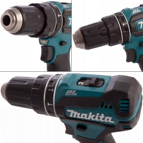 Udarowa Wiertarko-Wkrętarka Makita Dhp485rfj 18V Xpt 2X3,0Ah 50Nm 2-Biegowa
