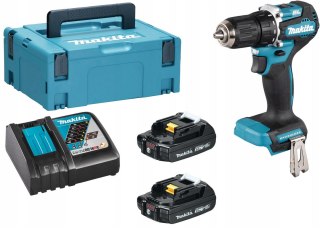 Wiertarko-Wkrętarka 18V Makita Ddf487raj 2-Biegowa Bezszczotkowa 2X2ah Led