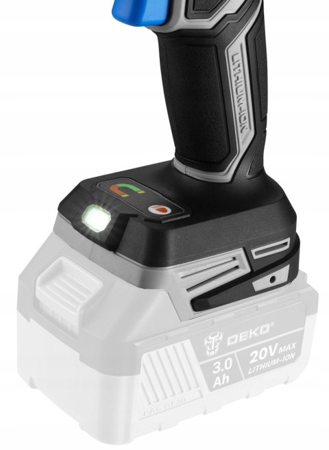 Wiertarko-Wkrętarka Akumulatorowa Deko 20V 120Nm Z Led, Bezszczotkowa