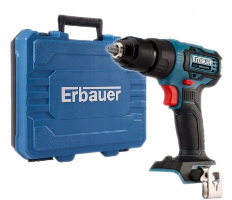 Wiertarko-Wkrętarka Bezszczotkowa Erbauer Ecd18-Li-2 18V Ext 50Nm + Walizka