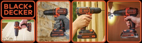 Wiertarko-Wkrętarka Black+Decker Bdchd18n 18V Udar 40Nm Bez Akumulatora