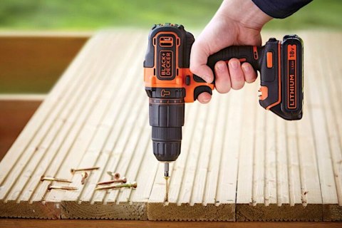 Wiertarko-Wkrętarka Black+Decker Bdchd18n 18V Udar 40Nm Bez Akumulatora