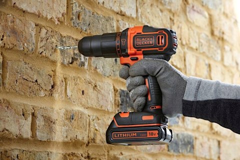 Wiertarko-Wkrętarka Black+Decker Bdchd18n 18V Udar 40Nm Bez Akumulatora