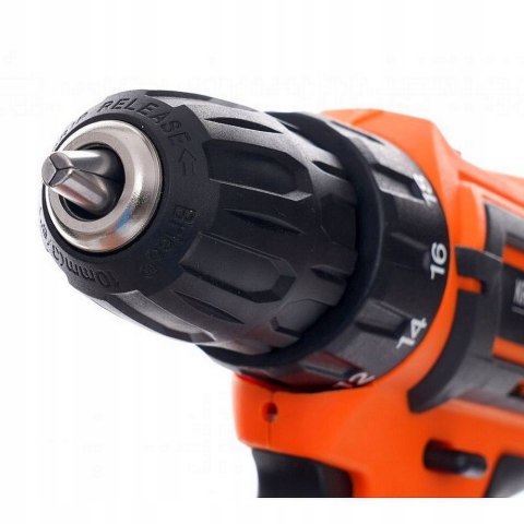 Wiertarko-Wkrętarka Kraft&Dele 18V Li-Ion Z Akumulatorem, Led, 2 Biegi