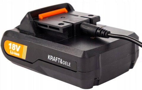 Wiertarko-Wkrętarka Kraft&Dele 18V Li-Ion Z Akumulatorem, Led, 2 Biegi