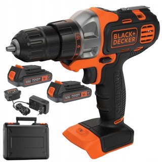 Wiertarko-Wkrętarka Multievo 18V 2X1,5Ah 10 Ustawień + Walizka Black Decker