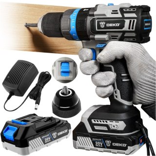 Wiertarko Wkrętarka Udarowa Deko Dkbl20id02-S1 20V 62 Nm Bezszczotkowa Led
