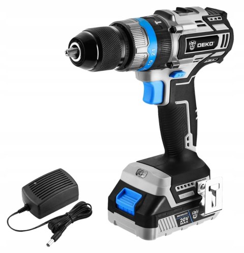 Wiertarko Wkrętarka Udarowa Deko Dkbl20id02-S1 20V 62 Nm Bezszczotkowa Led