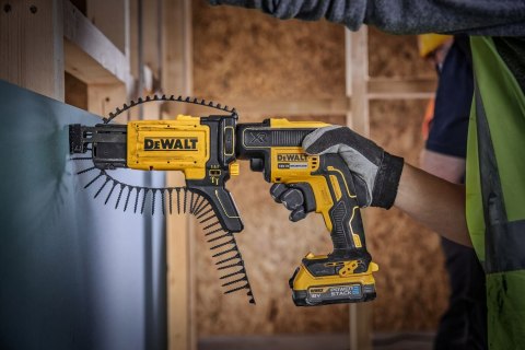 Wkrętarka Do Płyt Karton-Gips 18V Dewalt Bezszczotkowa Z Led + Magazynek