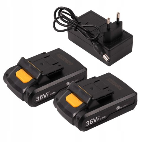 Zestaw Wiertarko-Wkrętarka 36V Li-Ion 2 Akumulatory 2 Bieg 32Nm Led Walizka