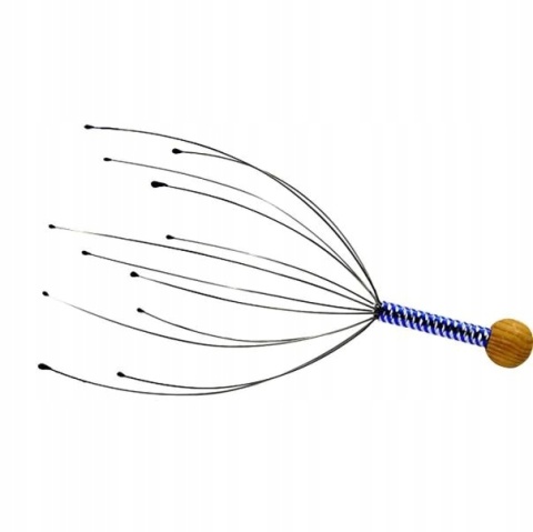 AJURWEDYJSKI MASAŻER DO MASAŻU SKÓRY GŁOWY RELAKS CIARKI NA GŁOWIE