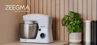 BIAŁY ROBOT KUCHENNY ZEEGMA 15W1 1500W 5,2L 10 TRYBÓW, ROTACJA PLANETARNA