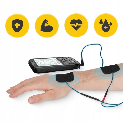 ELEKTROSTYMULATOR MASAŻ MIĘŚNI TENS EMS LITE STYMULACJA ELEKTROTERAPIA