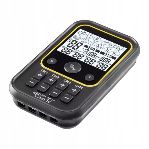 ELEKTROSTYMULATOR TENS EMS PRO + MASAŻ MIĘŚNI STYMULACJA ELEKTROTERAPIA