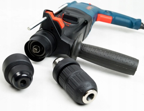 EUROTEC MŁOTOWIERTARKA 2602 2600W SDS+ 4 TRYBY PRACY DWIE GŁOWICE Z WALIZKĄ