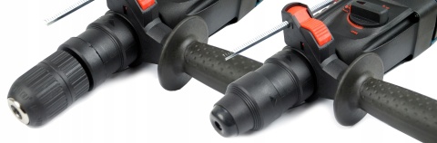 EUROTEC MŁOTOWIERTARKA 2602 2600W SDS+ 4 TRYBY PRACY DWIE GŁOWICE Z WALIZKĄ