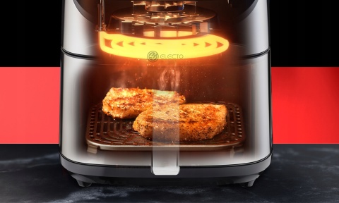 FRYTKOWNICA BEZTŁUSZCZOWA AIR FRYER 14 PROGRAMÓW 8L 1800W DOTYKOWY PANEL